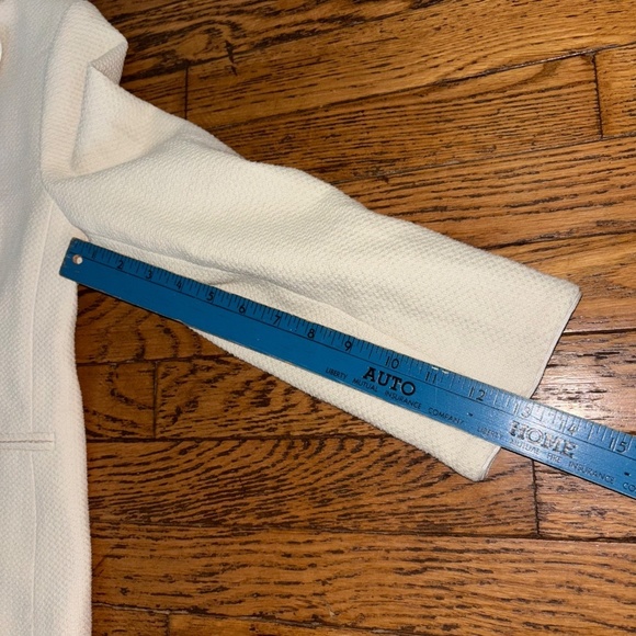 Ann Taylor 6 petite cream off white jacket blazer - Picture 5 of 13